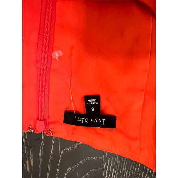 Ivy & Blu Women's Mini Wells Dress Size 6 Tangerine Square Neck - Picture 7 of 12